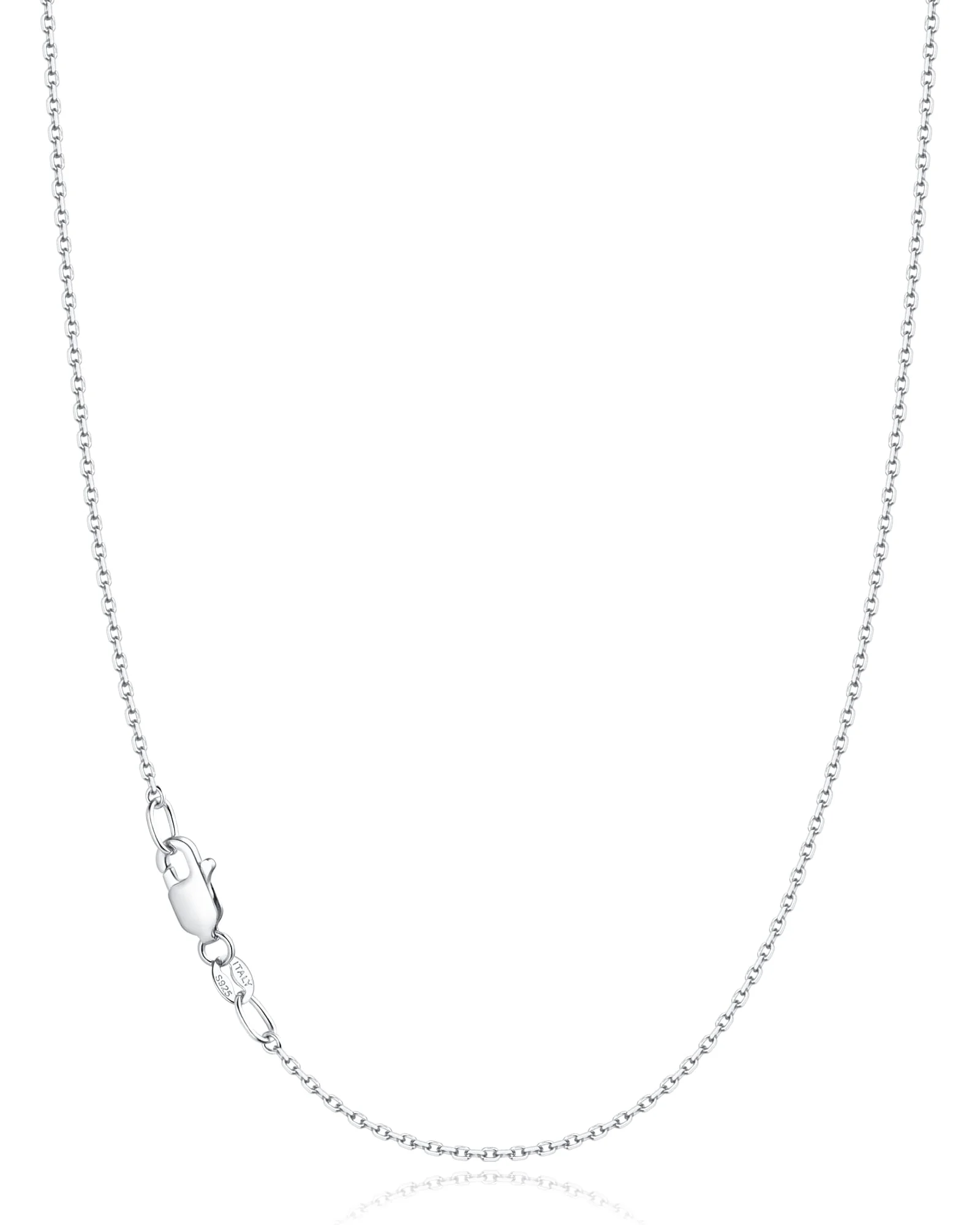 Jewlpire тонкая цепочка 925 стерлинговое серебро 18 дюймов — 1