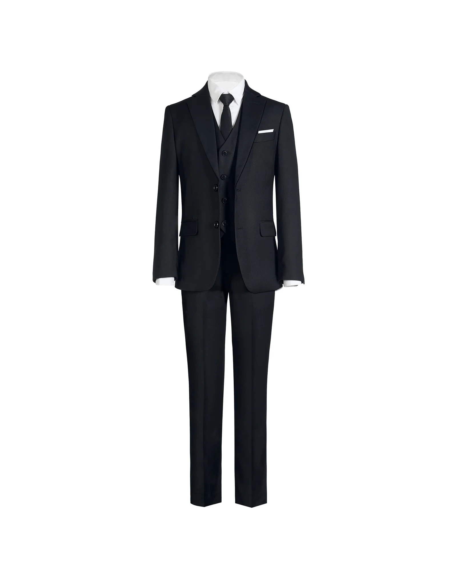 Marvelous World Boys' Formal Slim Fit Suit 5pc черный — 1