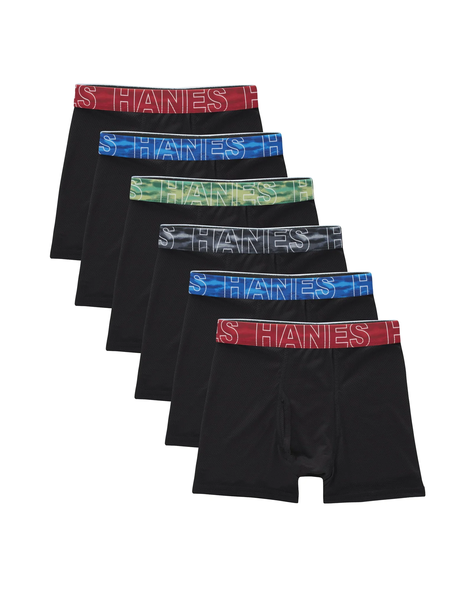 Hanes трусы боксеры для мальчиков 6 шт — 1