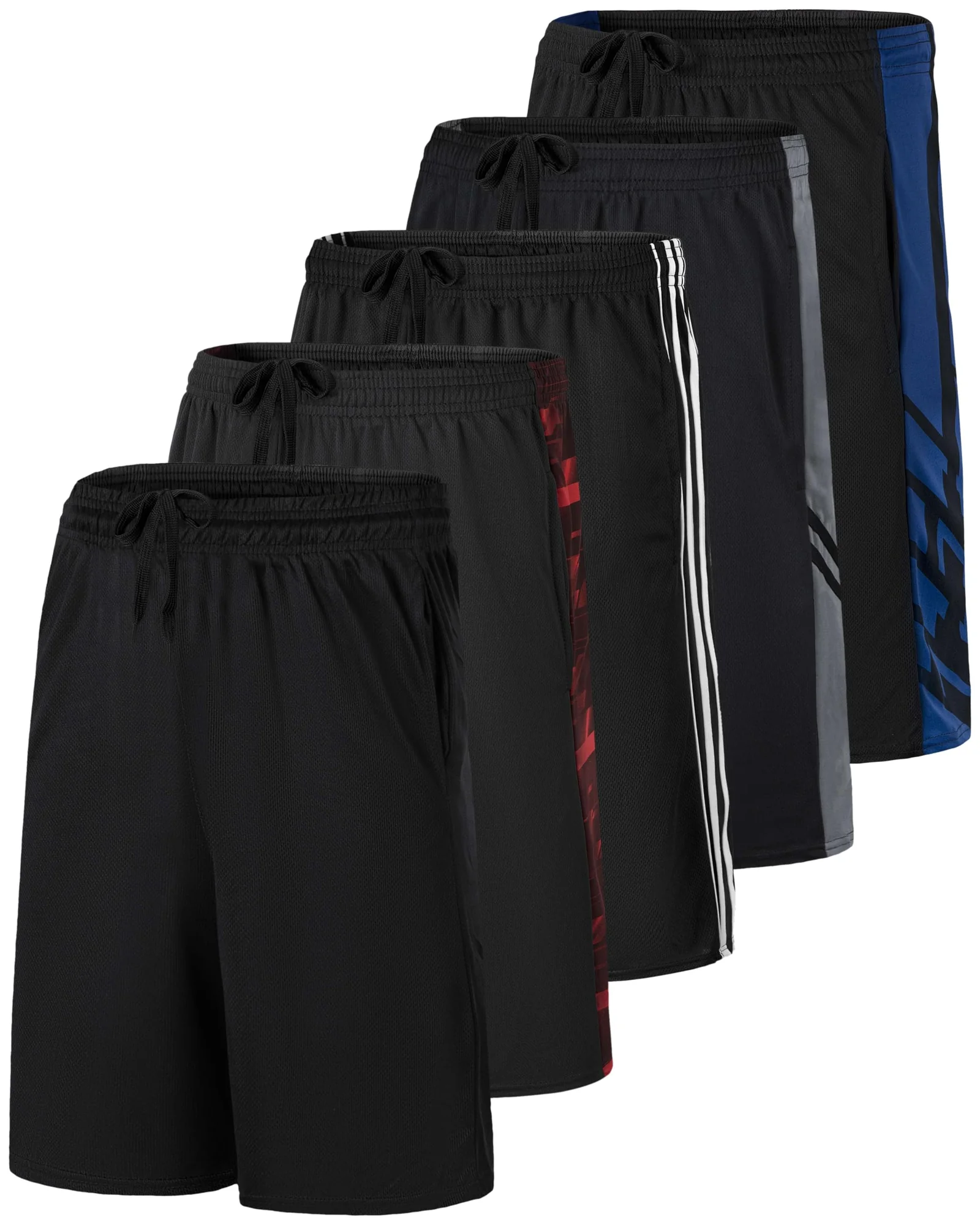 Real Essentials спортивные шорты для мальчиков с сетчатой подкладкой — 1