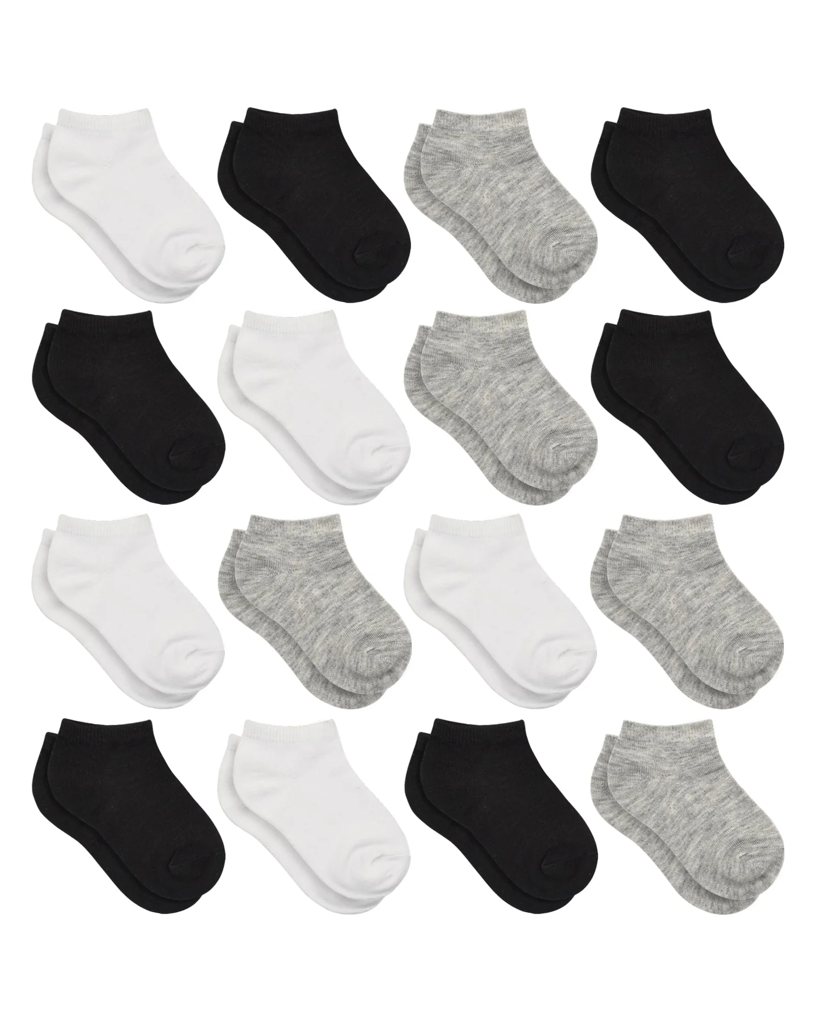 Toddler Socks 16 Pairs Low Cut No Show Ankle Set — мульти