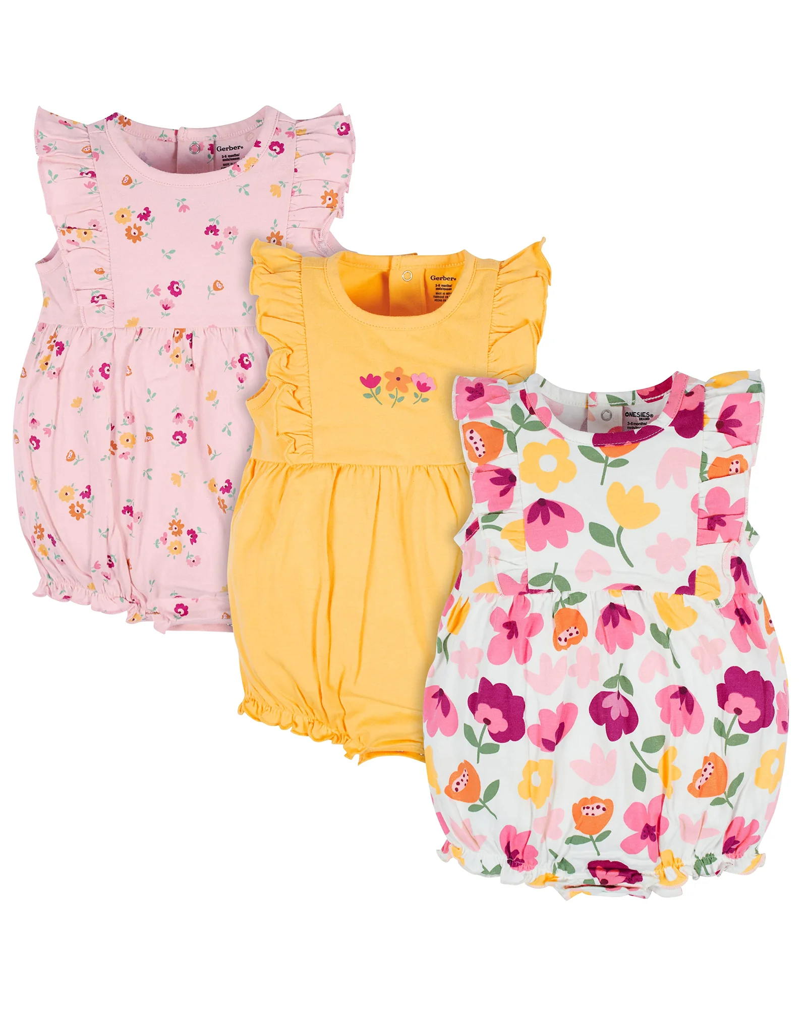 Onesies 3-паковый комбинезон для девочек — 1