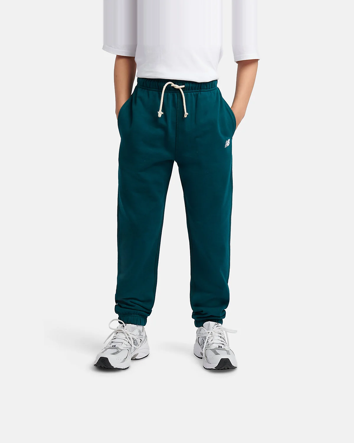 Джоггеры для мальчиков New Balance French Terry с логотипом — 2