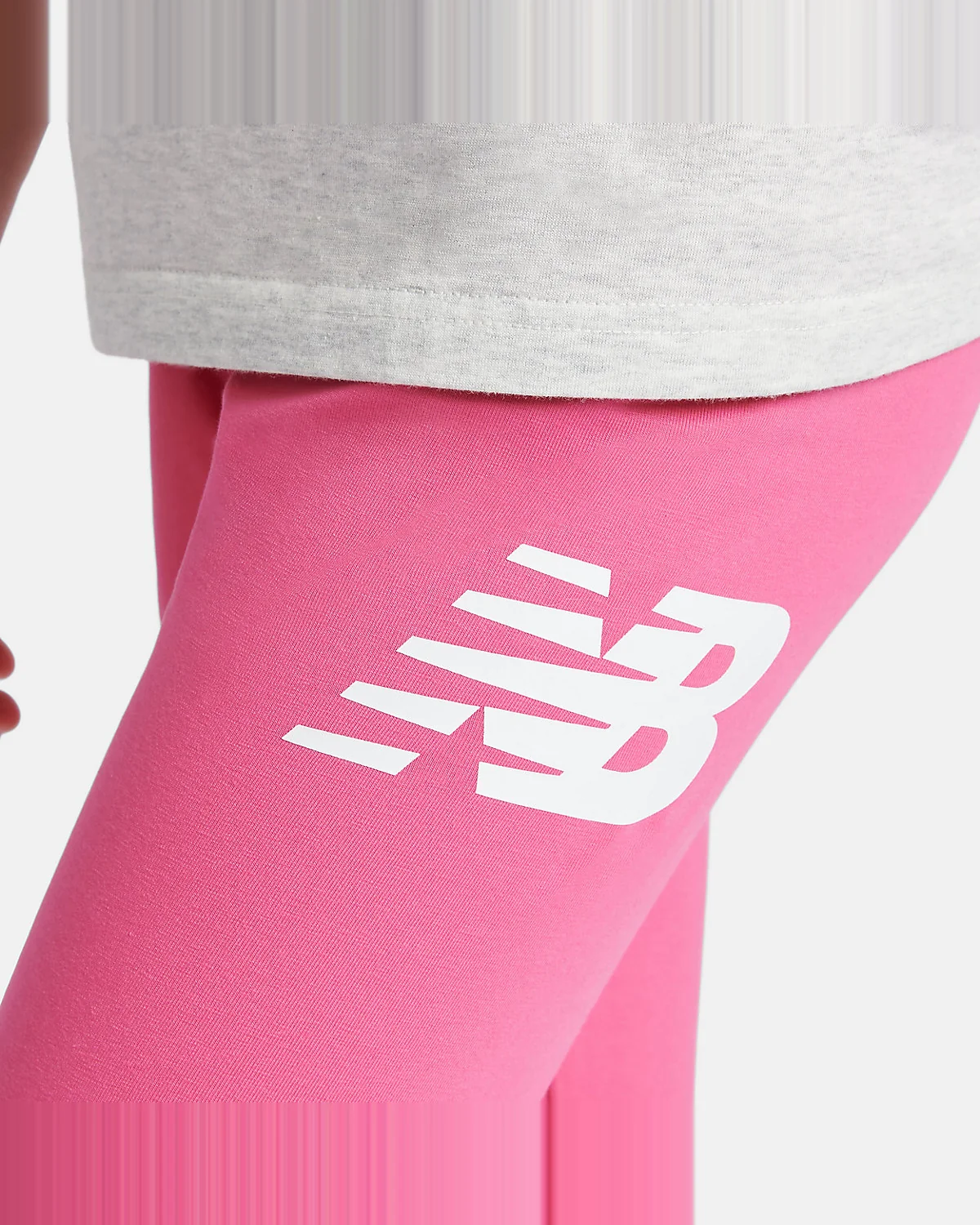 Леггинсы New Balance Stacked Logo для девочек — 4