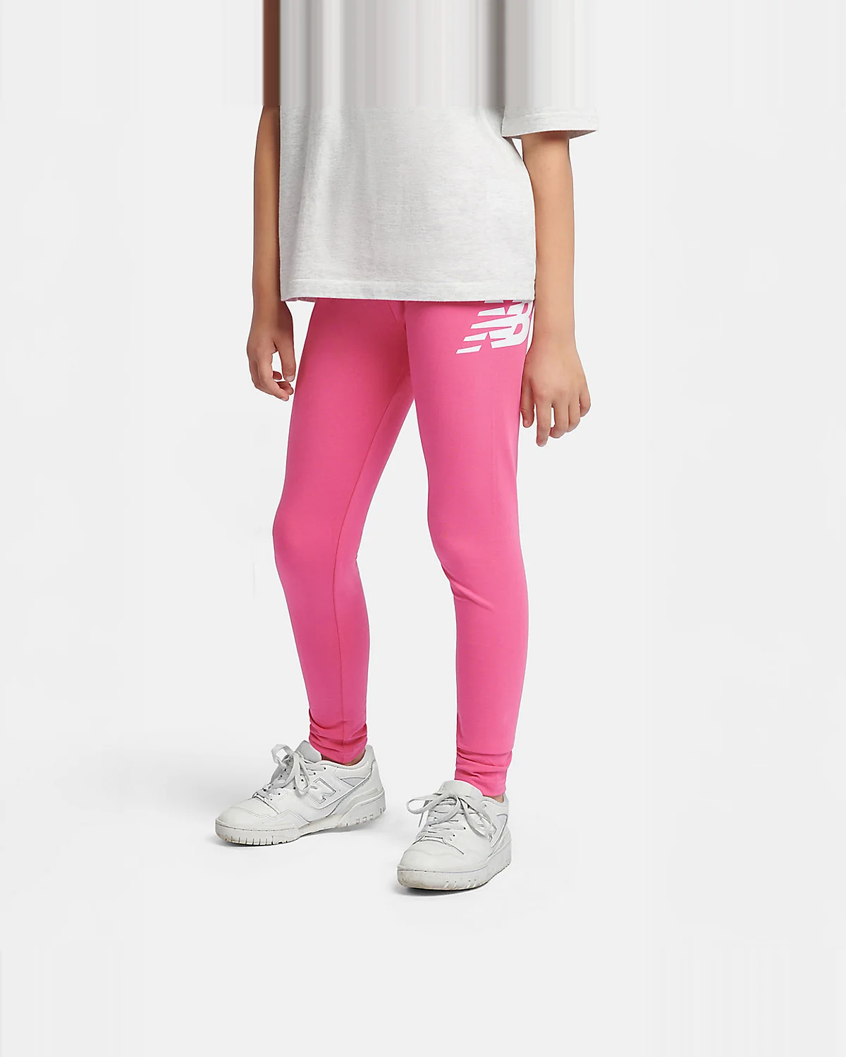 Леггинсы New Balance Stacked Logo для девочек — 6