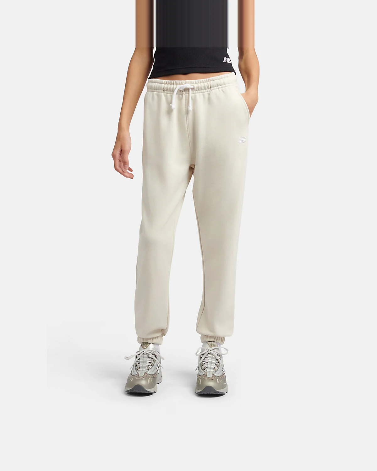 Джоггеры New Balance с логотипом для девочек — 1