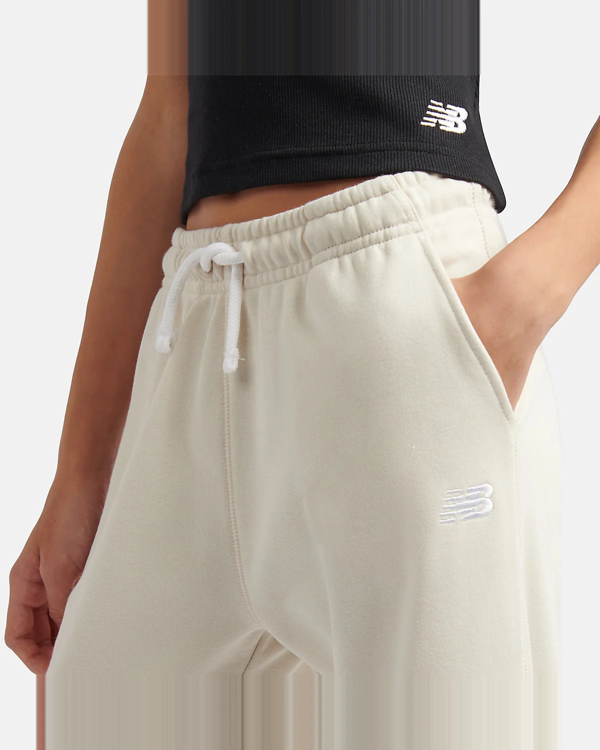Джоггеры New Balance с логотипом для девочек — 3