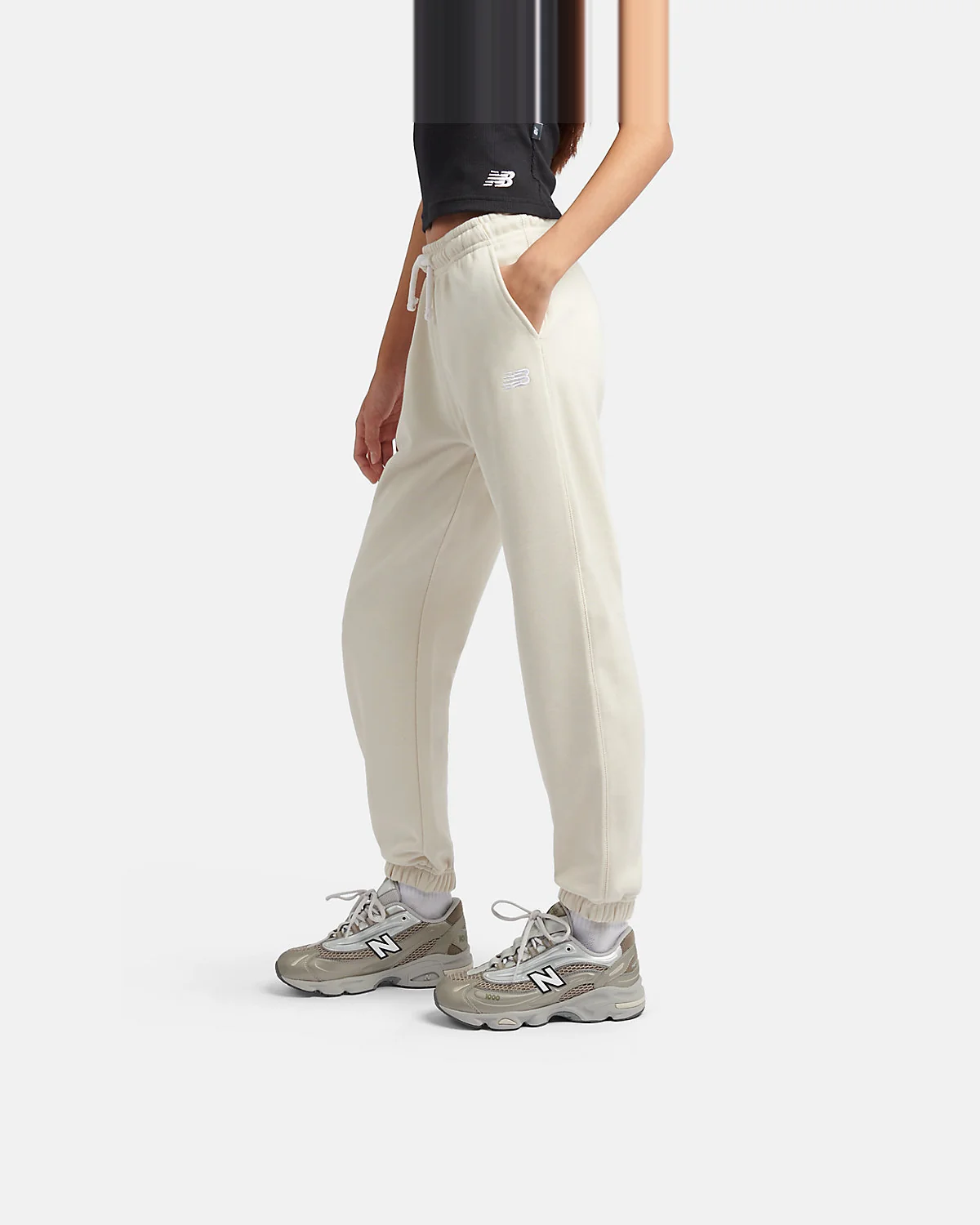 Джоггеры New Balance с логотипом для девочек — 5