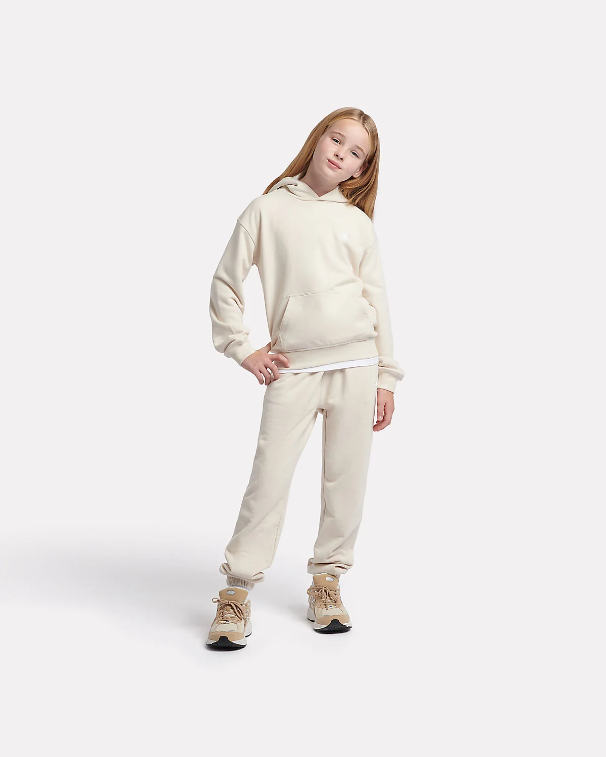 Худи для девочек New Balance FT Small Logo — 3