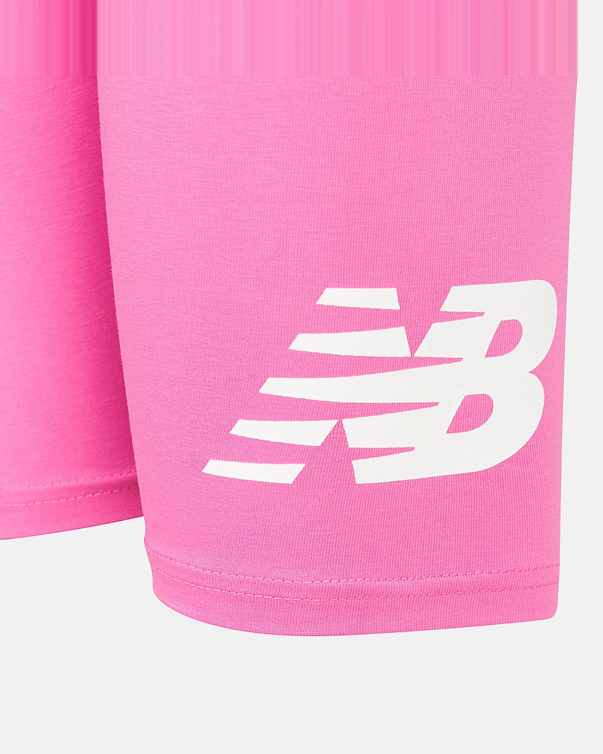 Велошорты New Balance Stacked Logo для девочек — 4