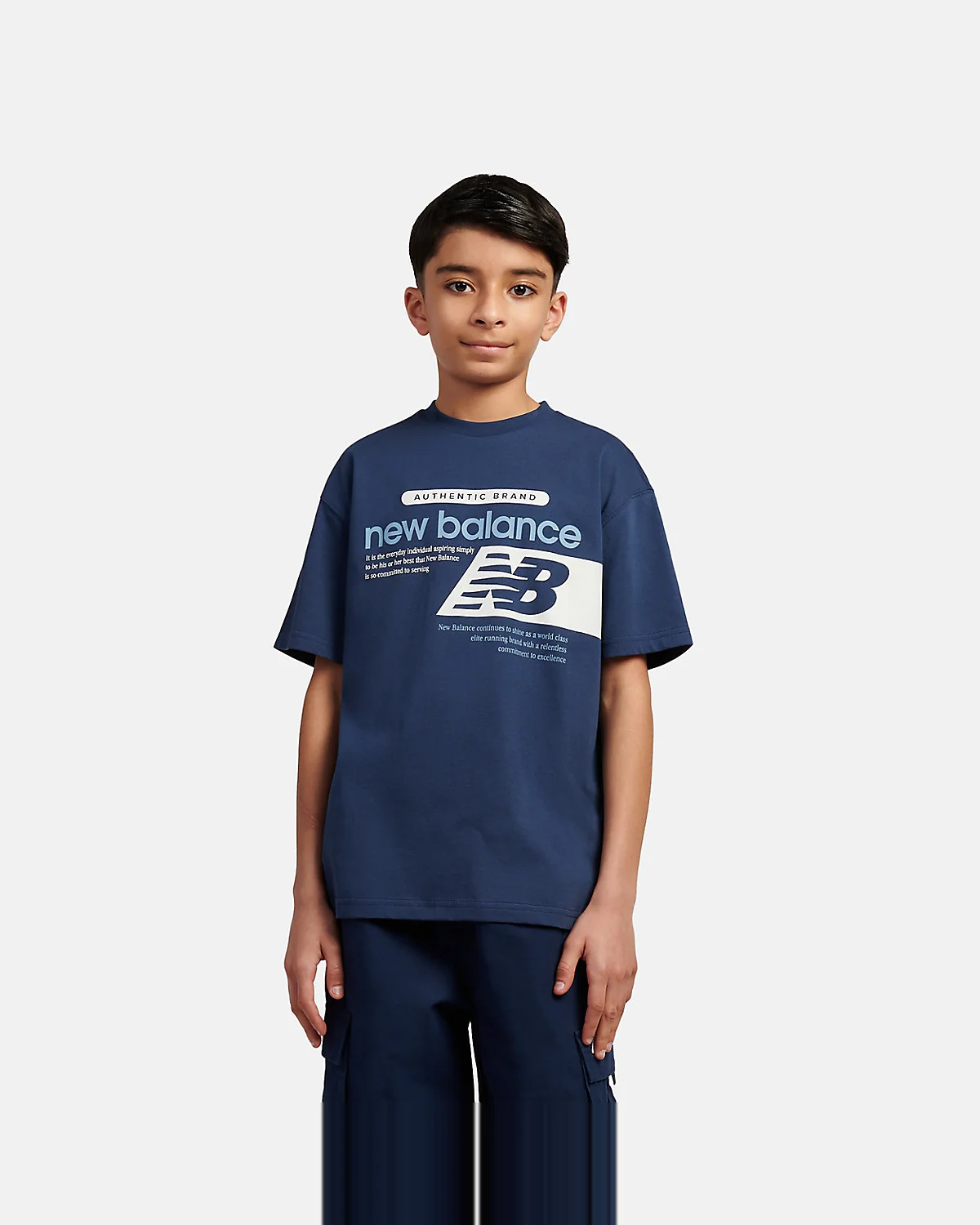 Детская футболка New Balance Athletics Relaxed Player с принтом — 2