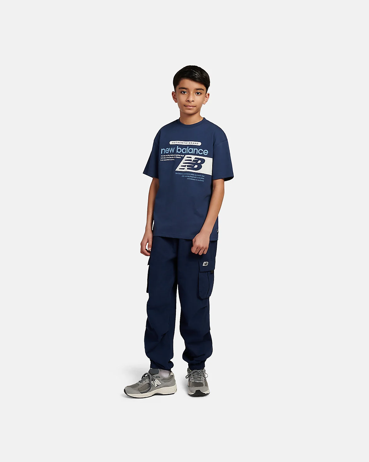 Детская футболка New Balance Athletics Relaxed Player с принтом — 3