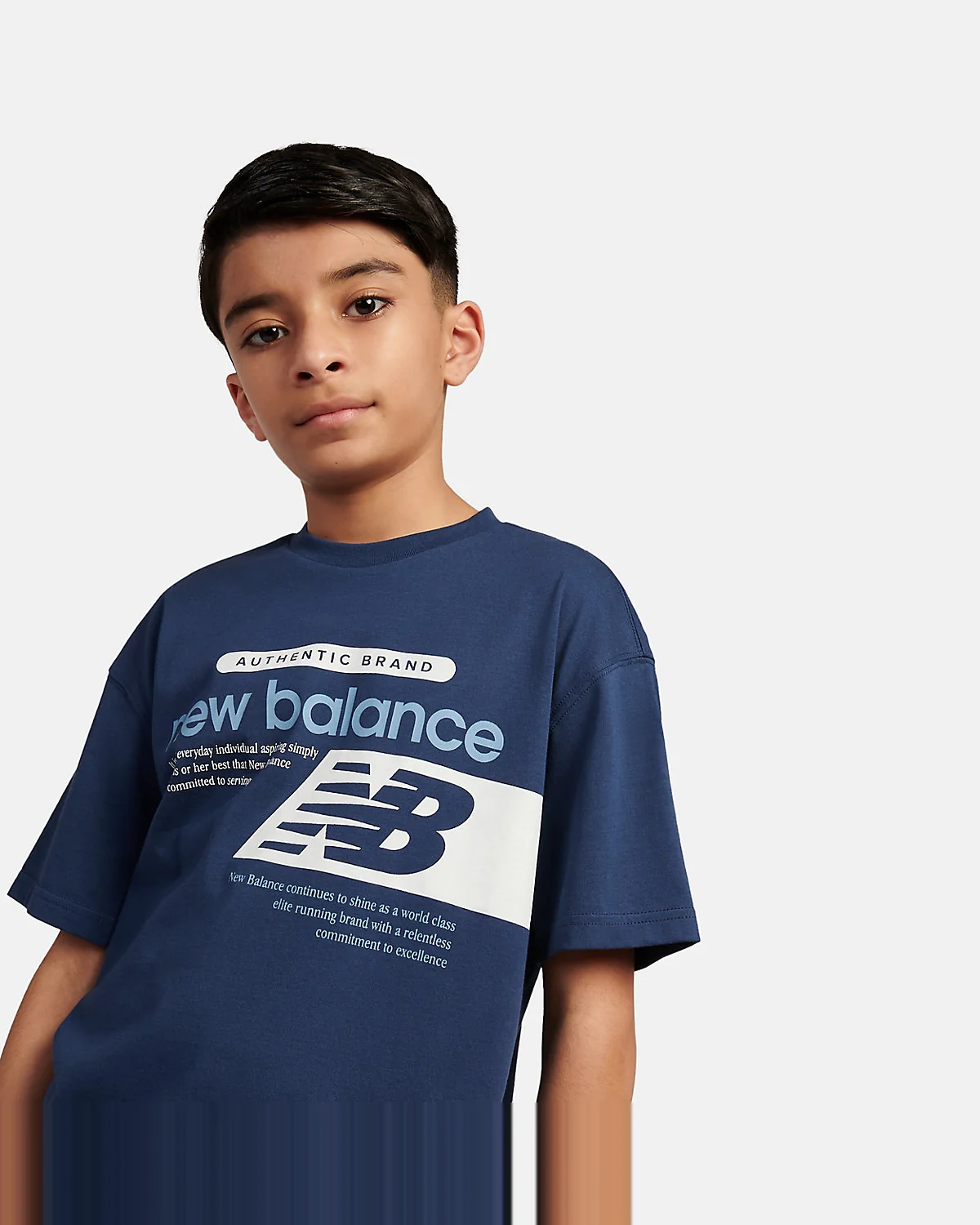 Детская футболка New Balance Athletics Relaxed Player с принтом — 4