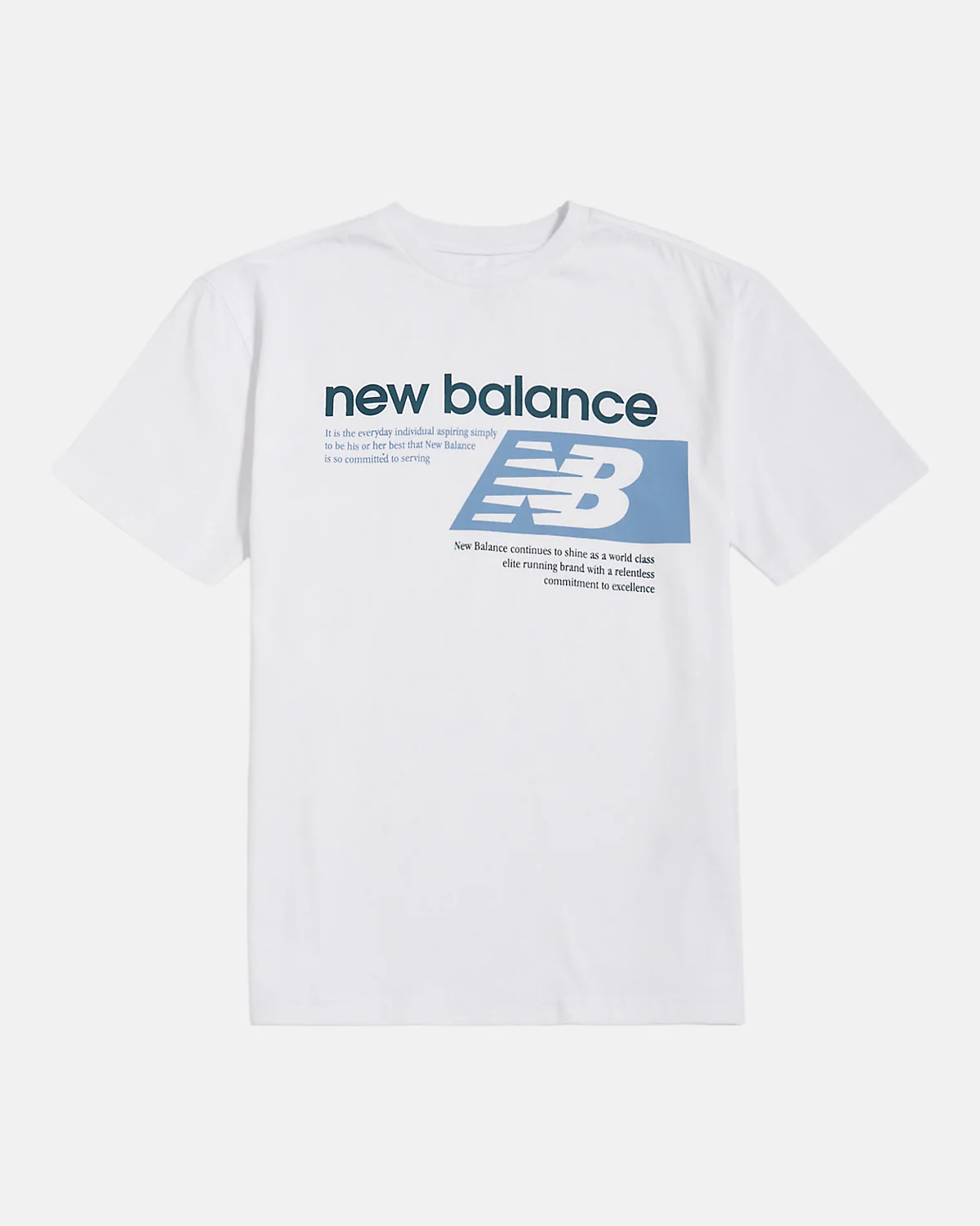 Детская футболка New Balance Athletics Relaxed Player с принтом — 1