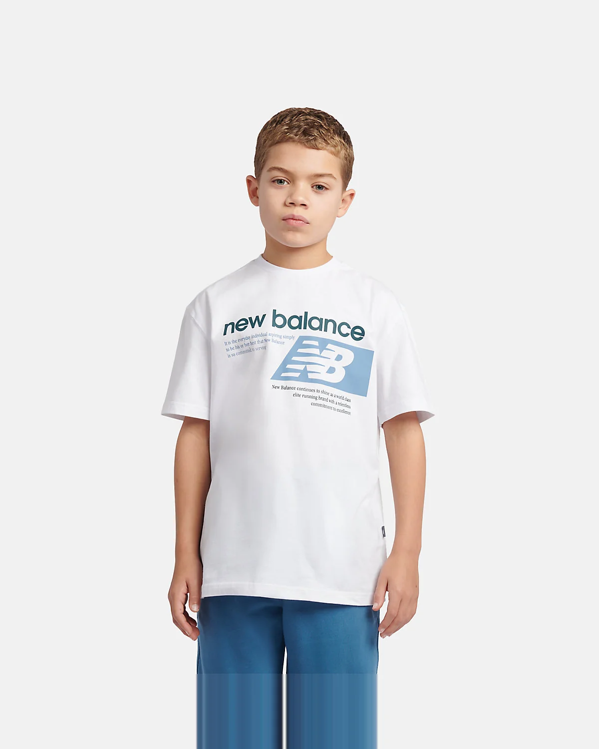 Детская футболка New Balance Athletics Relaxed Player с принтом — 2