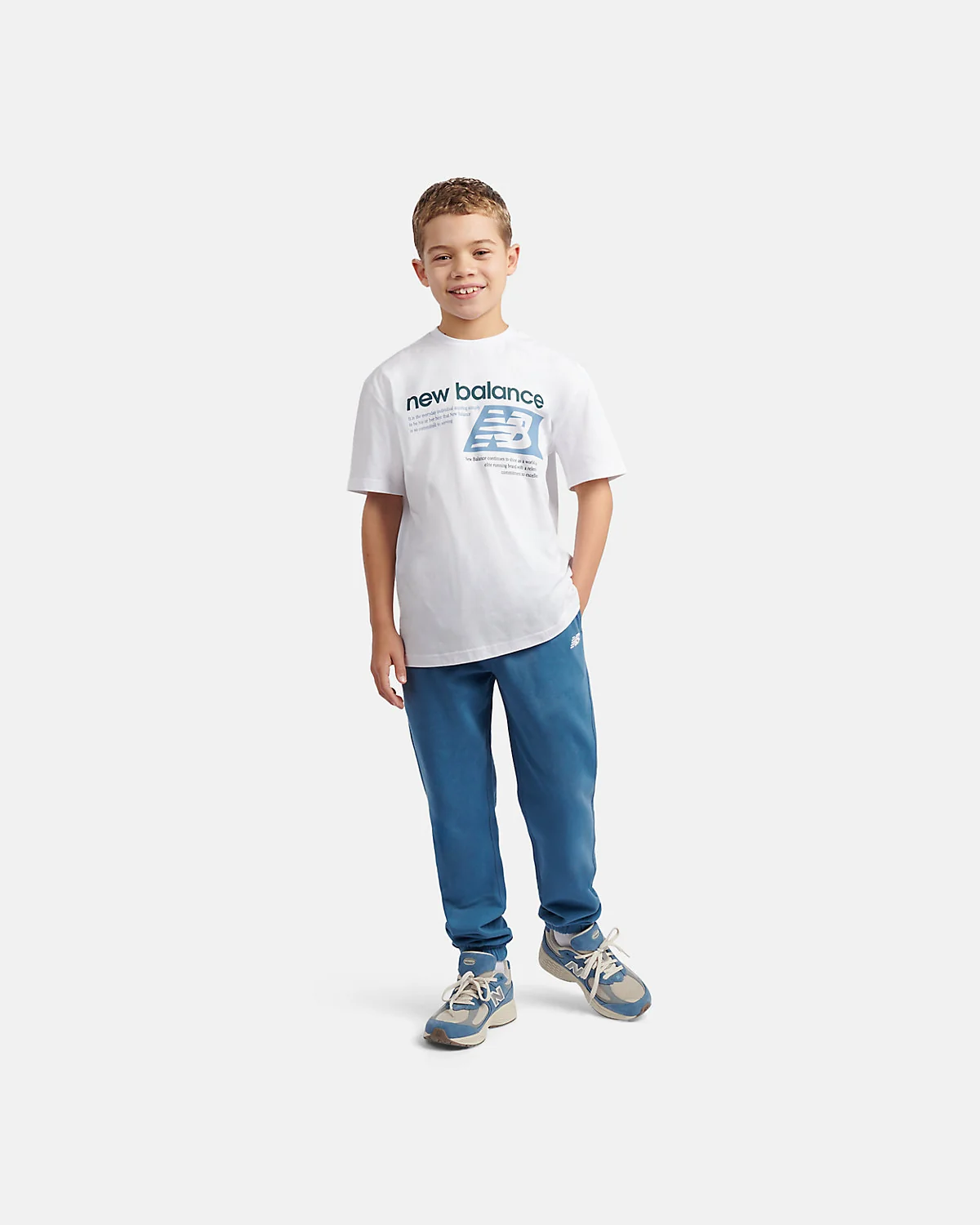 Детская футболка New Balance Athletics Relaxed Player с принтом — 3