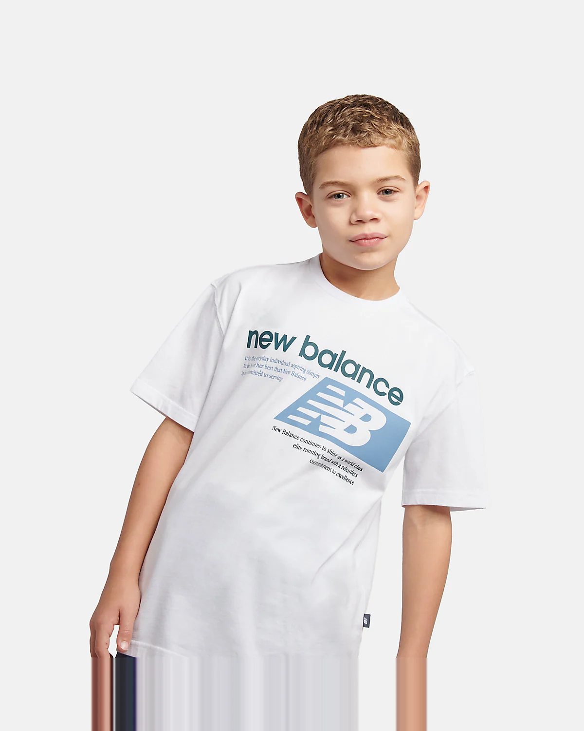 Детская футболка New Balance Athletics Relaxed Player с принтом — 4