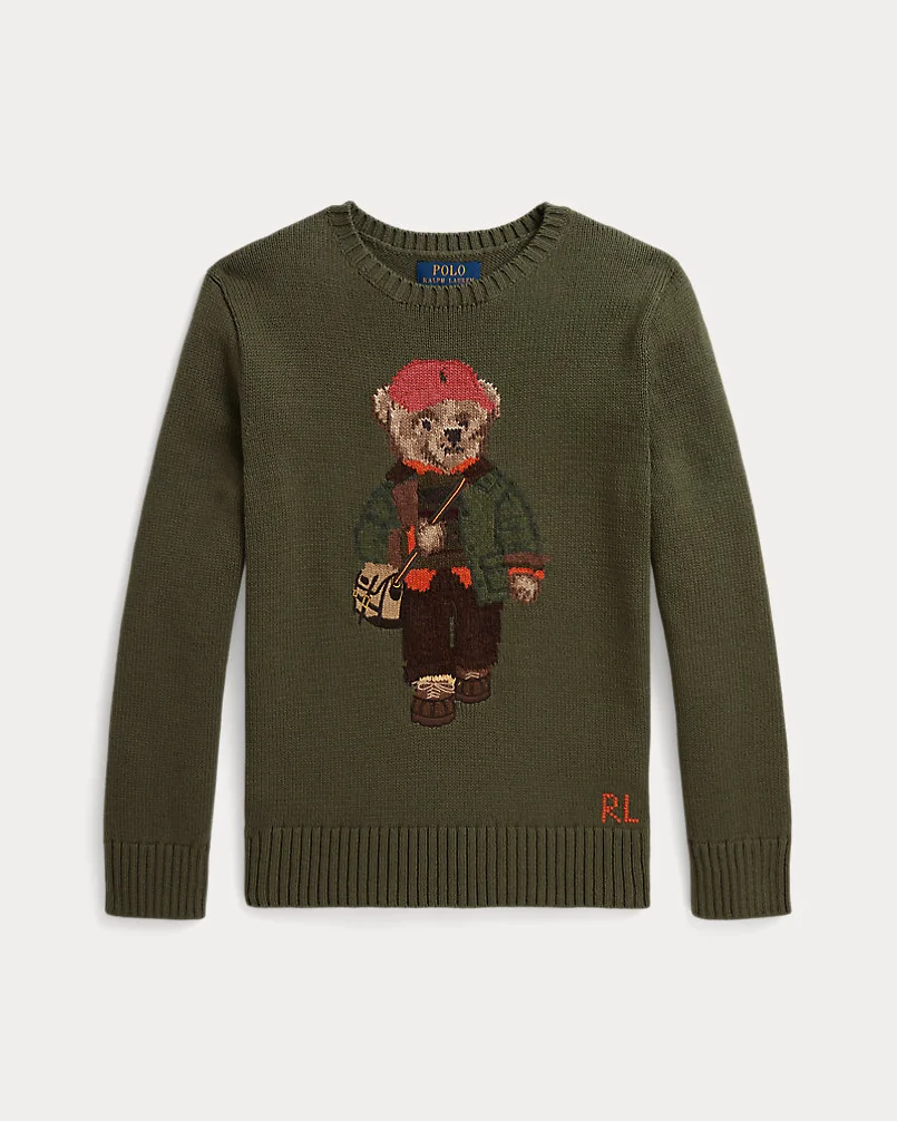 Свитер Ralph Lauren с вязаным мишкой Polo Bear — 1
