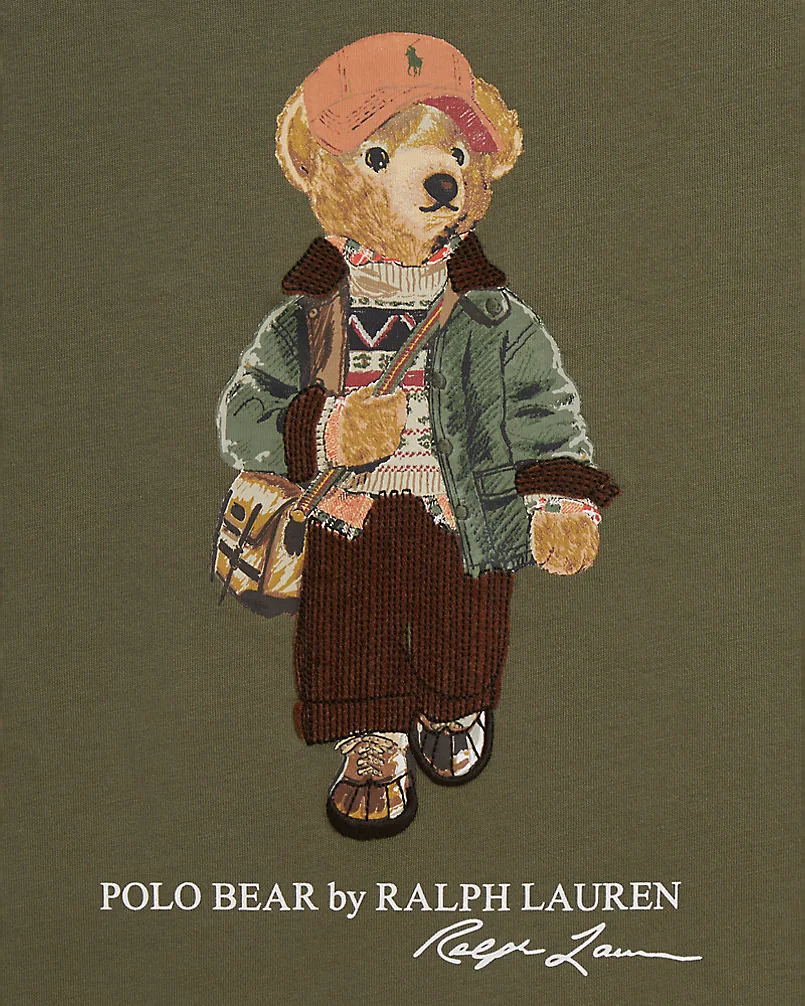 Футболка с принтом Polo Bear из хлопкового трикотажа — 3