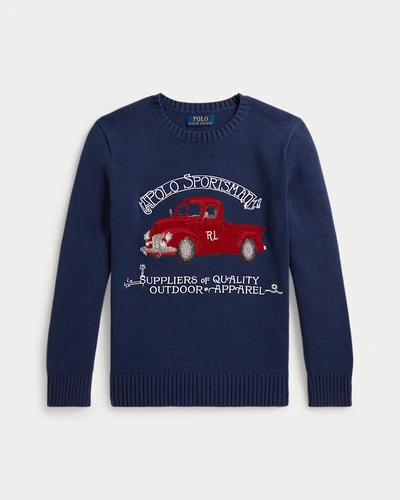 Свитер с принтом Polo Sportsman Ralph Lauren