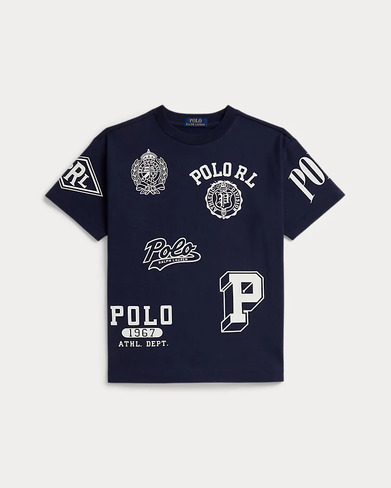 Оверсайз футболка с принтом Ralph Lauren — 1