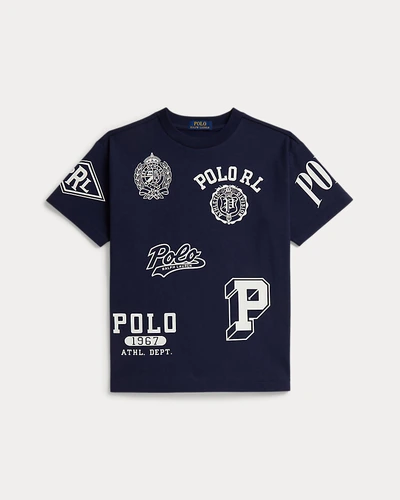 Оверсайз футболка с принтом Ralph Lauren