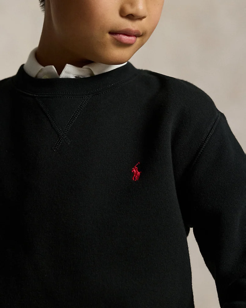 Свитшот Ralph Lauren из флиса с вышитым пони — 5