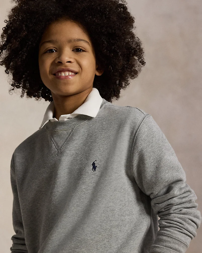 Свитшот Ralph Lauren из флиса с вышитым пони — 5
