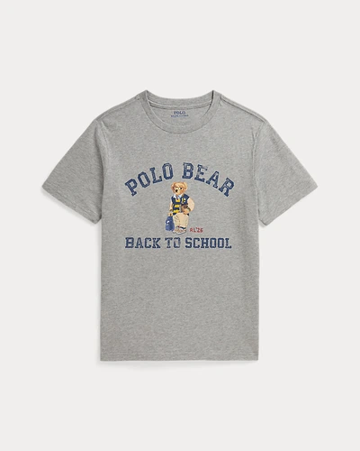 Хлопковая футболка с принтом Polo Bear