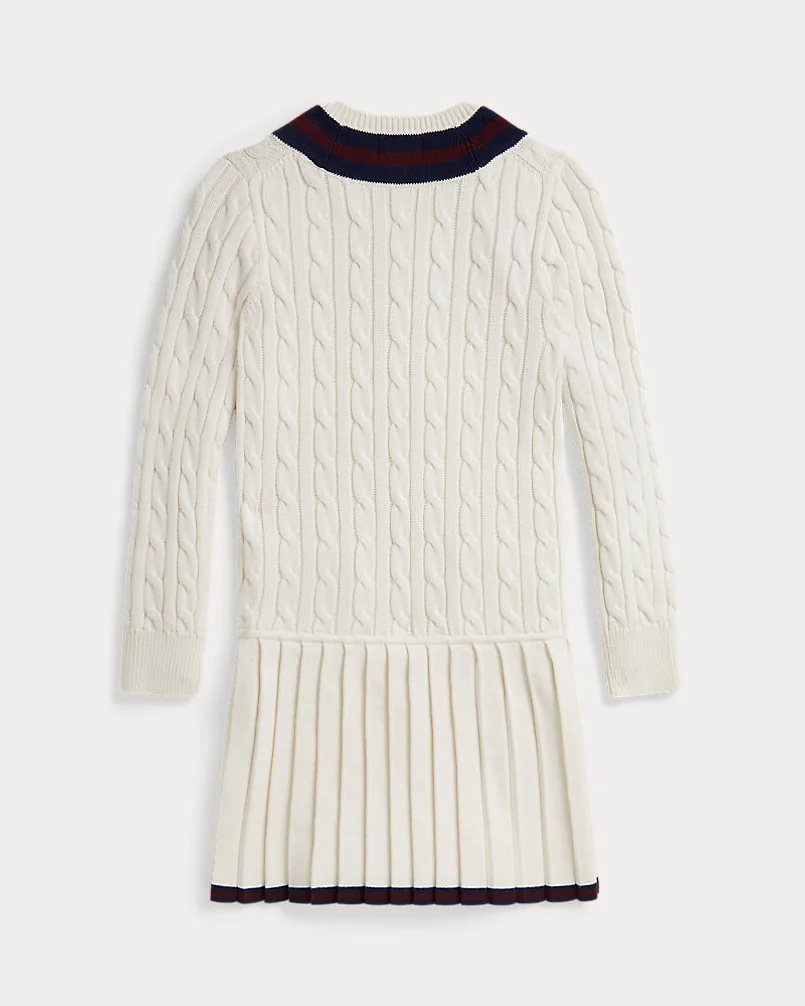 Платье-свитер Ralph Lauren в стиле крикет с косами — 2