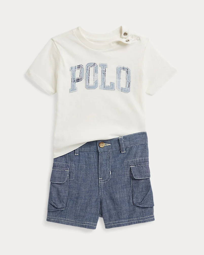 Комплект футболка и шорты-карго Polo — 1