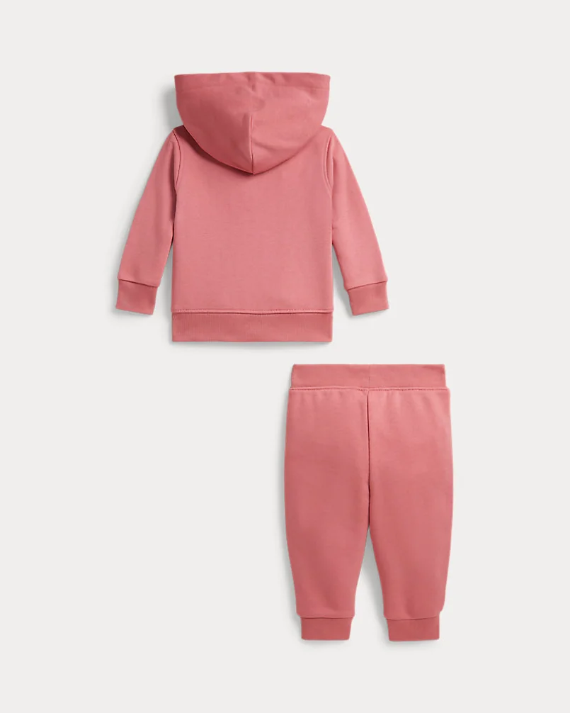 Комплект худи и брюки-джоггеры Ralph Lauren с ажурной отделкой — 2