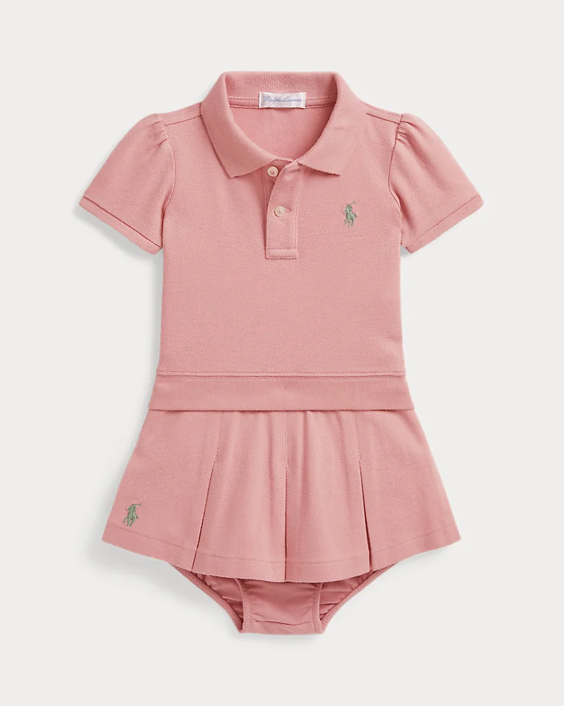 Комплект рубашка поло и юбка-шорты Ralph Lauren — 1