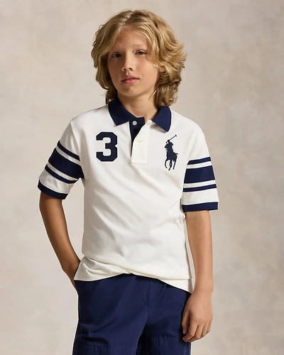 Поло Ralph Lauren из хлопкового пике с большим пони