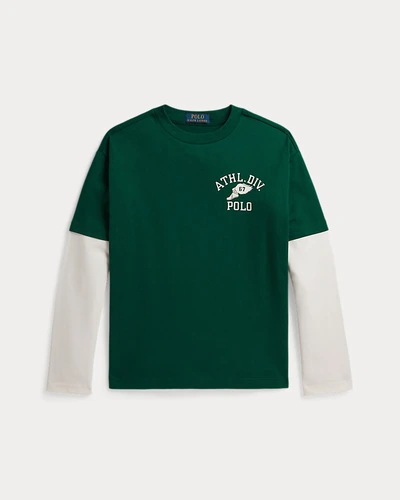 Футболка Ralph Lauren с длинным рукавом свободного кроя