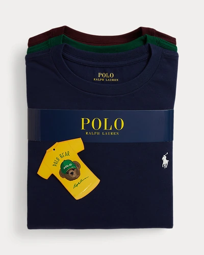 Комплект футболок Ralph Lauren с длинным рукавом, 3 шт