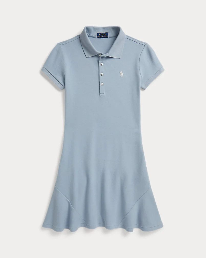 Платье-поло Ralph Lauren из хлопкового пике со стрейчем — 2
