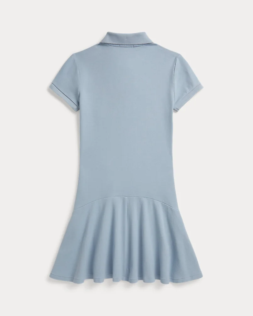 Платье-поло Ralph Lauren из хлопкового пике со стрейчем — 3