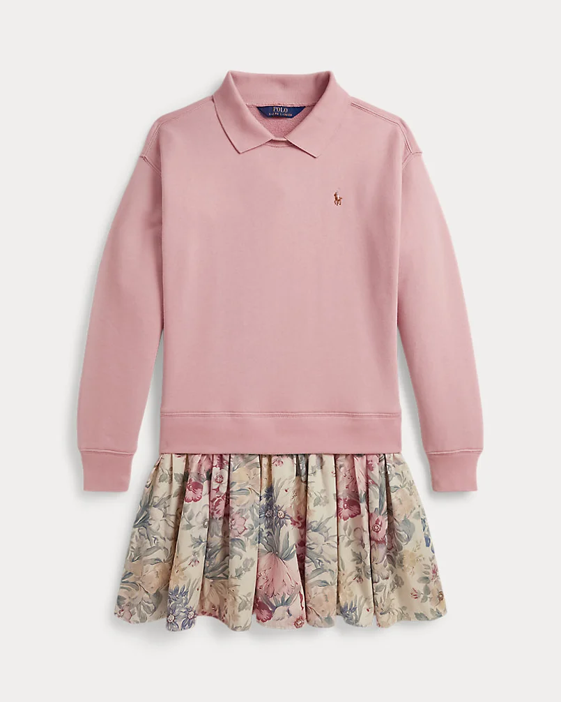 Платье-свитшот с цветочной юбкой Ralph Lauren — 1