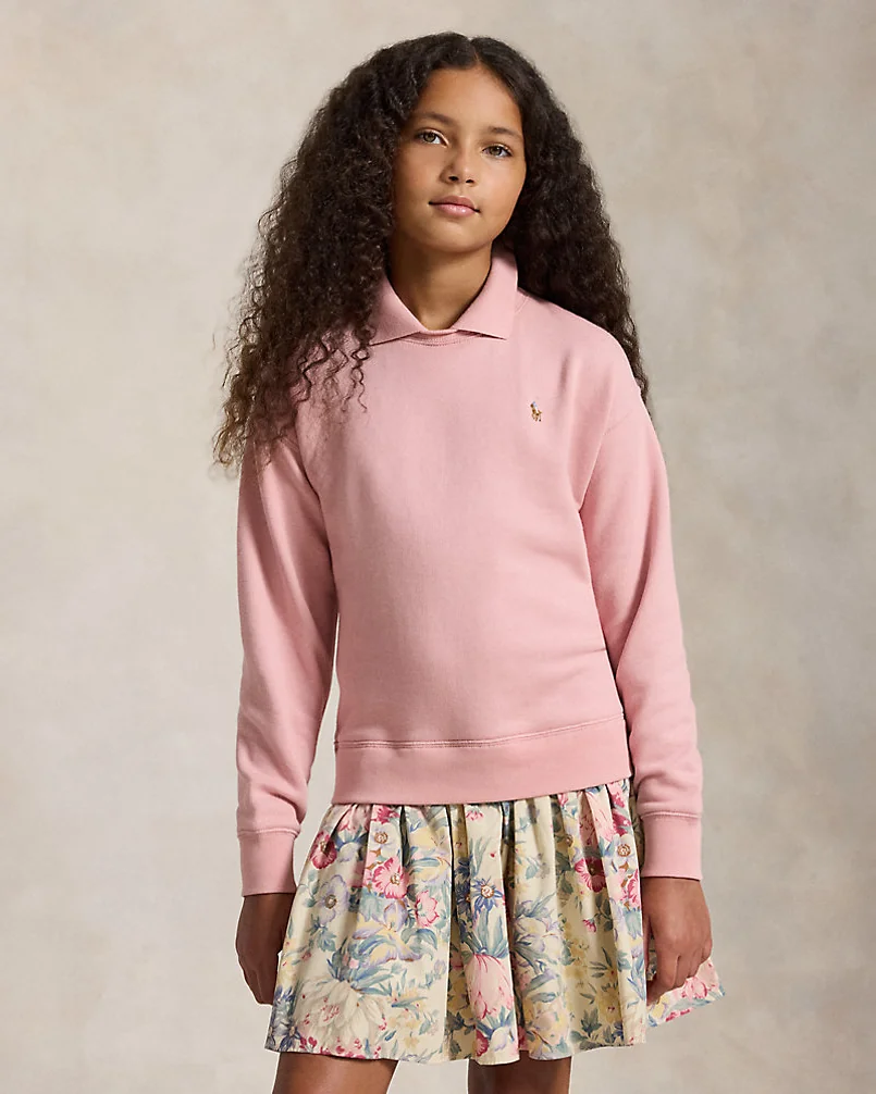 Платье-свитшот с цветочной юбкой Ralph Lauren — 4