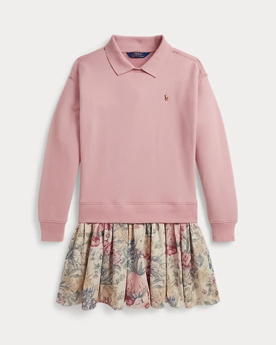 Платье-свитшот с цветочной юбкой Ralph Lauren