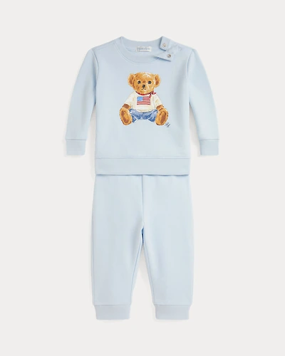 Костюм свитшот и брюки с медвежонком Polo Bear