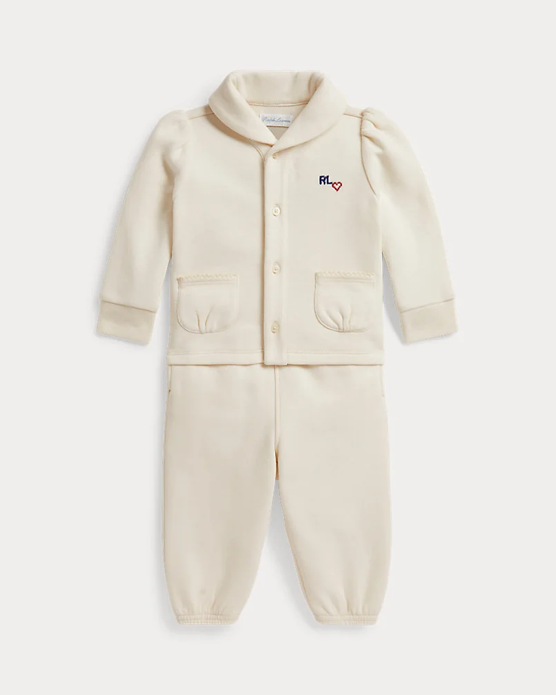 Комплект кардиган и брюки Ralph Lauren из флиса — 1