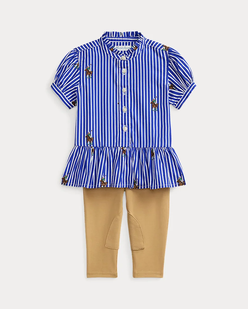Комплект рубашка и леггинсы Polo Bear — 1