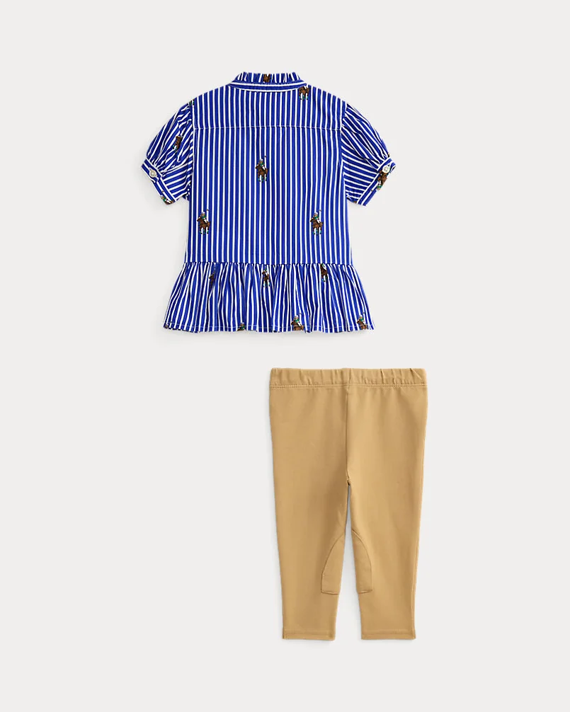Комплект рубашка и леггинсы Polo Bear — 2