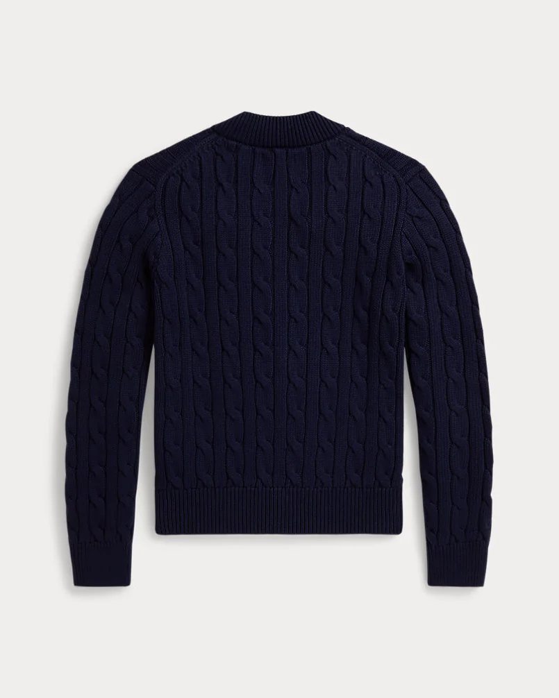 Свитер Embroidered Crest Cable Cotton — 3