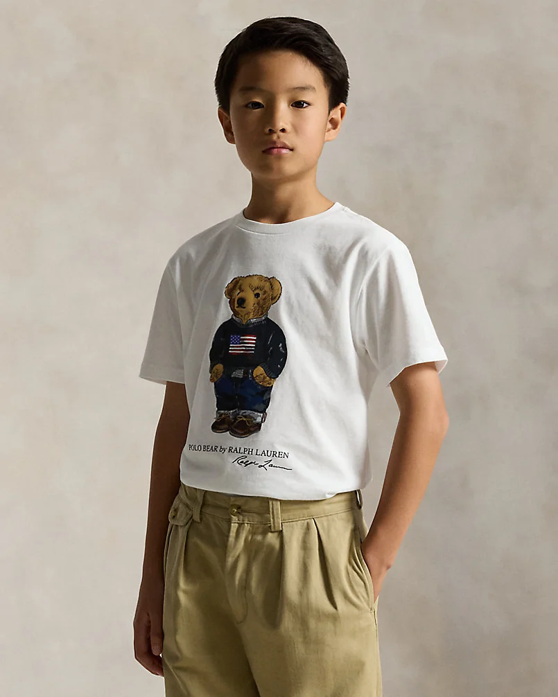 Хлопковая футболка с Polo Bear — 1