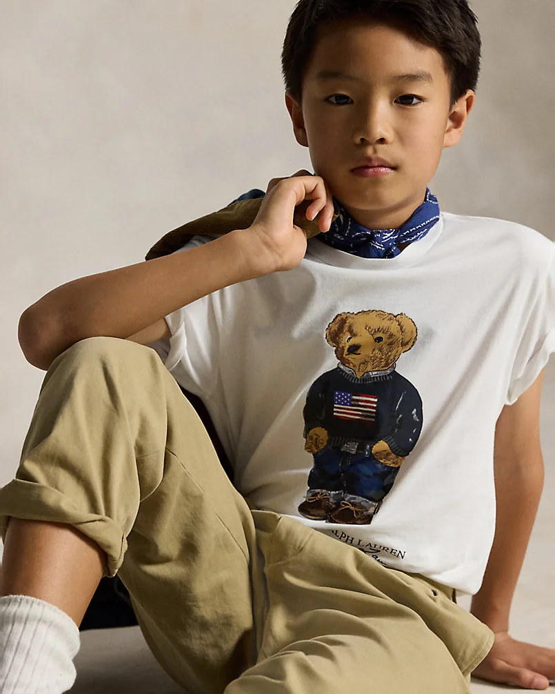 Хлопковая футболка с Polo Bear — 6