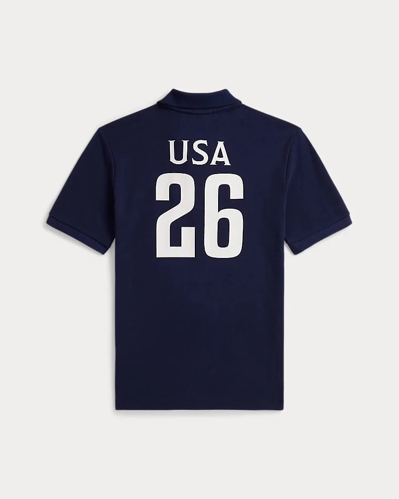 Поло из хлопкового меша США — 2