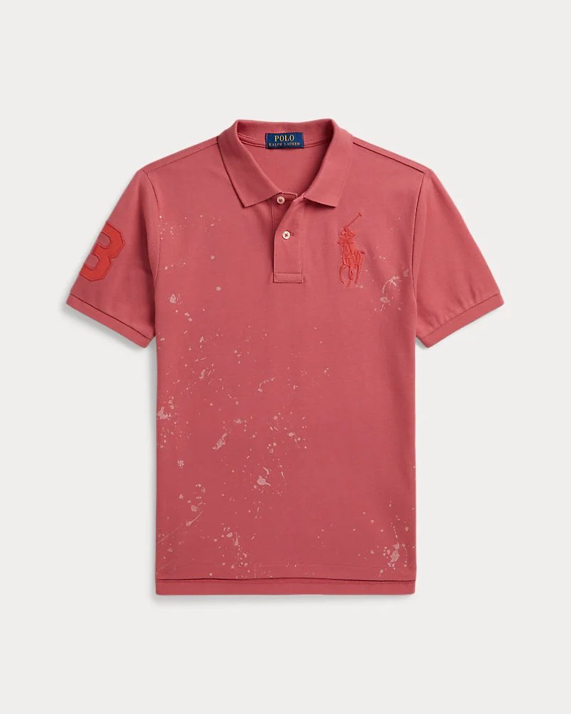 Поло Big Pony с принтом в стиле брызг краски Ralph Lauren — 1